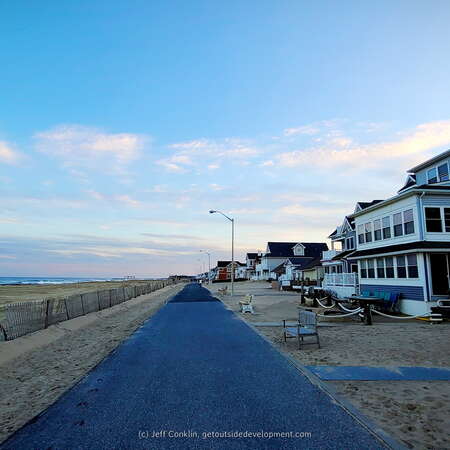 Walking the Manasquan Beach Front Boardwalk - 12/01/2021