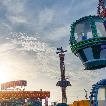 Some rides at the Jenkinson's Amusement Park - 12/11/2021